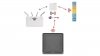 GoSmart Przenośny kontroler scenerii IP-2001ZB, ZigBee 3.0, jednoprzyciskowy H5014